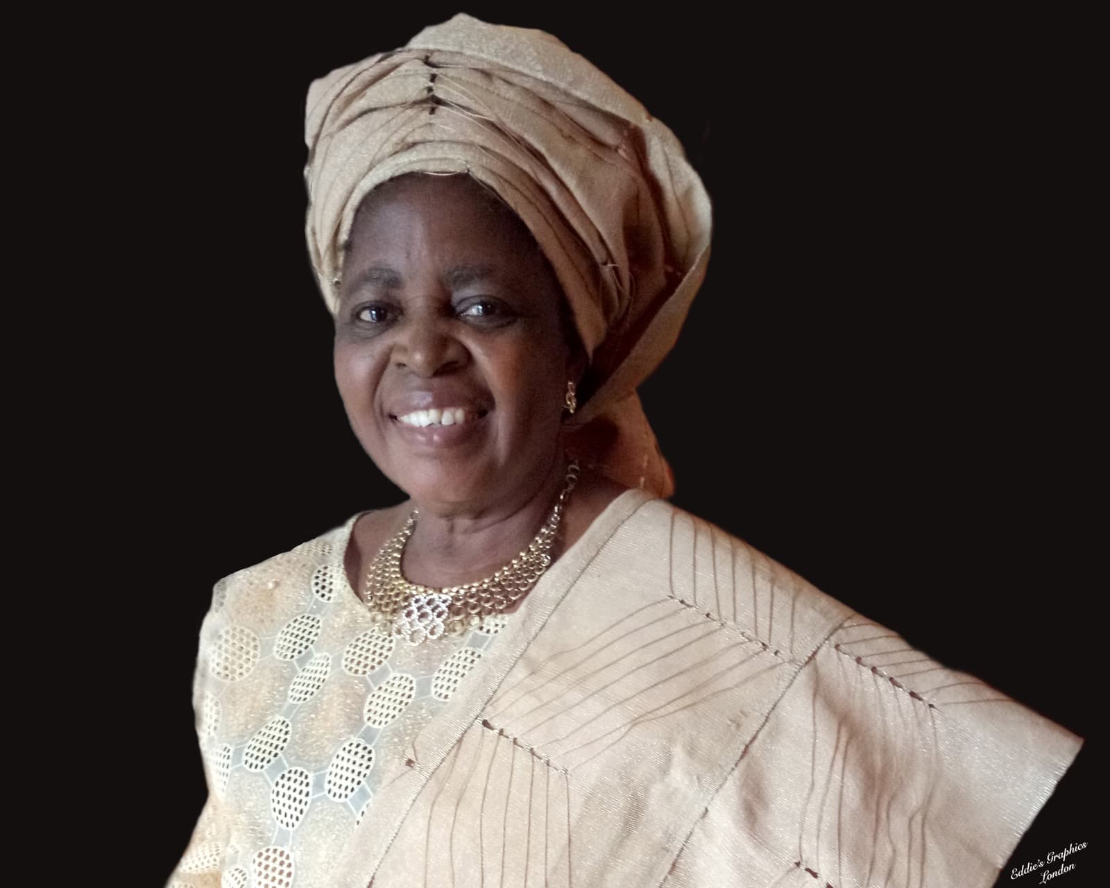 Mrs. Janet E. Olaniru smiling